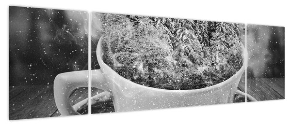 Obraz - Filiżanka natury (170x50 cm)