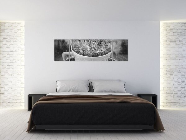 Obraz - Filiżanka natury (170x50 cm)