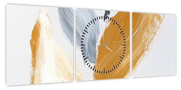 Obraz - Minimalistyczny obraz (z zegarem) (90x30 cm)