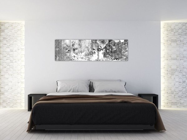 Obraz - Romantyczny ogród (170x50 cm)