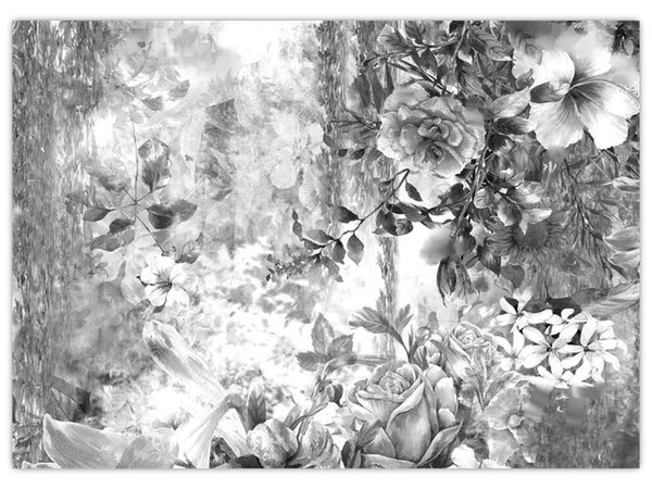 Obraz - Romantyczny ogród (70x50 cm)