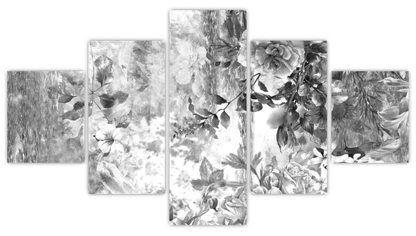 Obraz - Romantyczny ogród (125x70 cm)