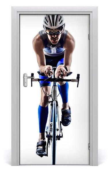 Fototapeta samoprzylepna na drzwi Sport Rowerzysta