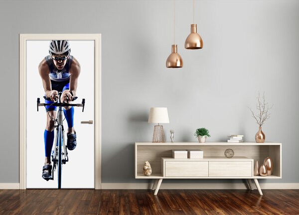 Fototapeta samoprzylepna na drzwi Sport Rowerzysta