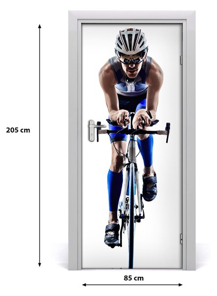 Fototapeta samoprzylepna na drzwi Sport Rowerzysta