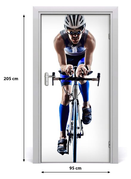 Fototapeta samoprzylepna na drzwi Sport Rowerzysta