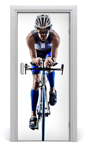Fototapeta samoprzylepna na drzwi Sport Rowerzysta