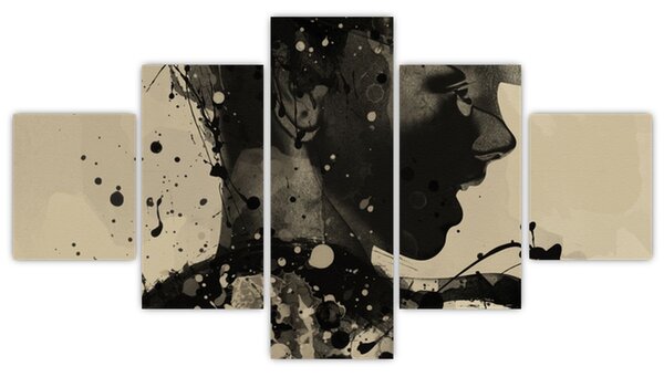 Obraz - Kobieta jazzowa (125x70 cm)
