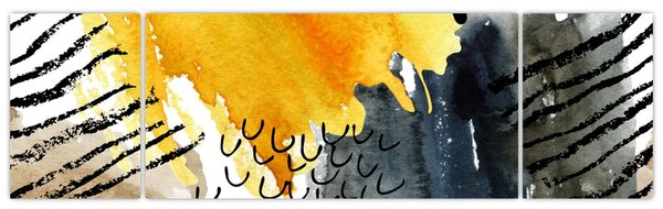 Obraz - Abstrakcyjna akwarela (170x50 cm)