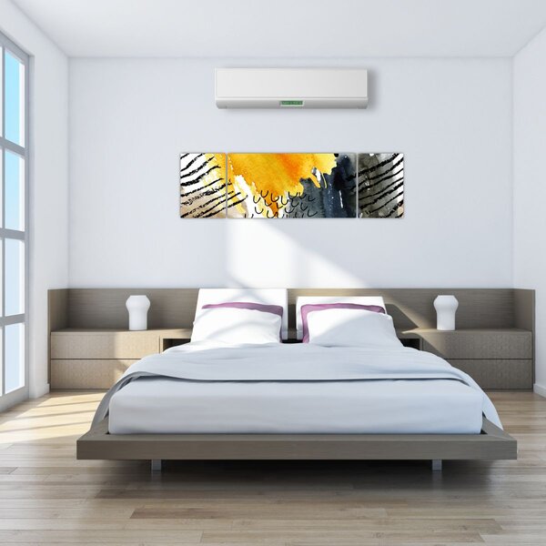 Obraz - Abstrakcyjna akwarela (170x50 cm)