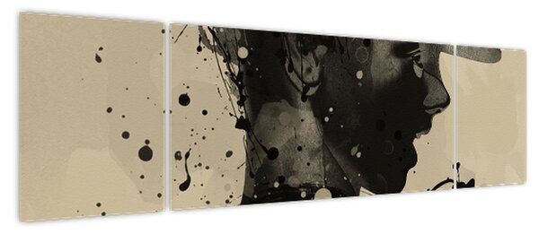 Obraz - Kobieta jazzowa (170x50 cm)