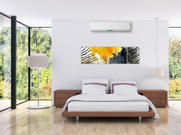 Obraz - Abstrakcyjna akwarela (170x50 cm)
