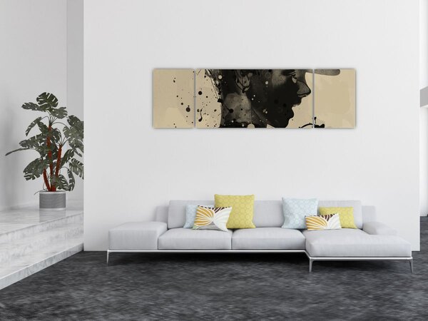 Obraz - Kobieta jazzowa (170x50 cm)
