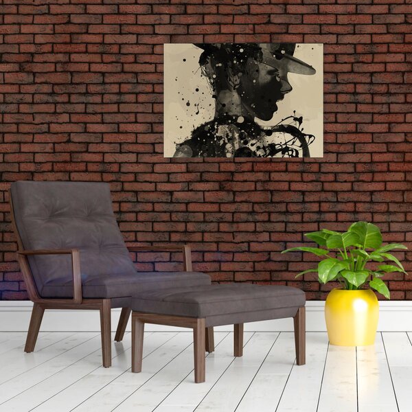 Obraz - Kobieta jazzowa (70x50 cm)