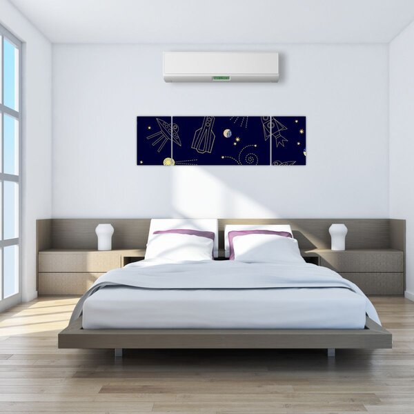 Obraz - Wszechświat (170x50 cm)