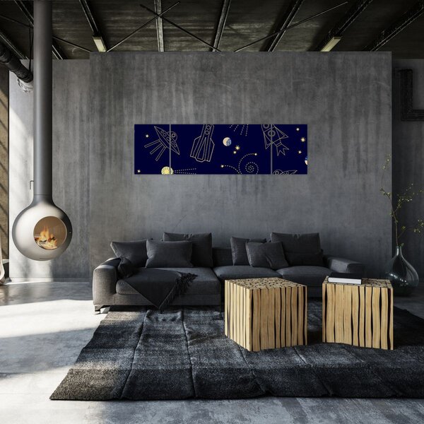 Obraz - Wszechświat (170x50 cm)