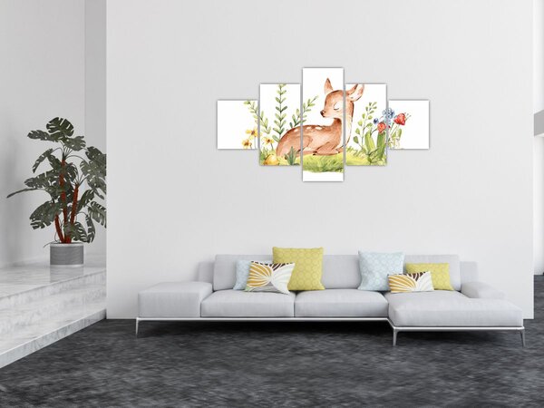 Obraz - Mały płowy (125x70 cm)