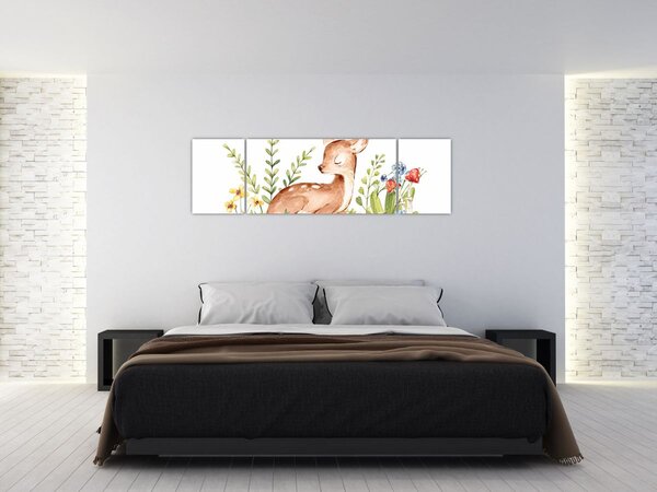 Obraz - Mały płowy (170x50 cm)