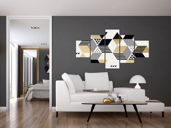 Obraz - Kształty geometryczne N⁰1 (125x70 cm)
