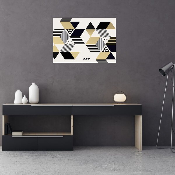 Obraz - Kształty geometryczne N⁰1 (70x50 cm)