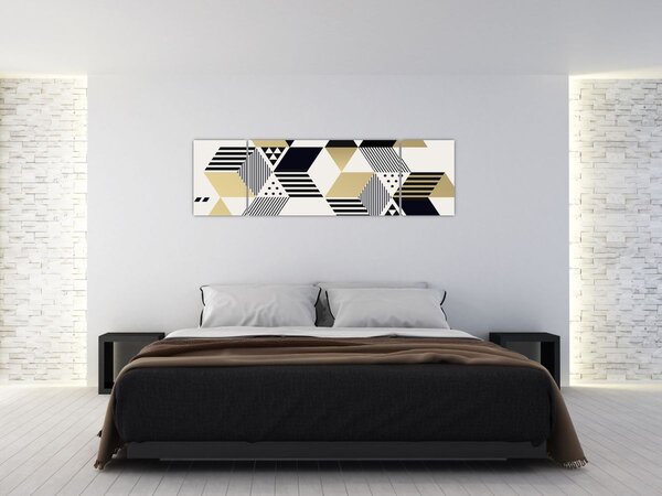 Obraz - Kształty geometryczne N⁰1 (170x50 cm)
