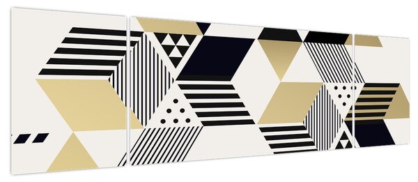 Obraz - Kształty geometryczne N⁰1 (170x50 cm)