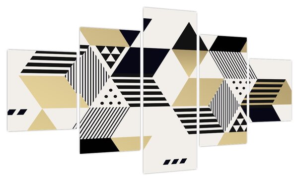 Obraz - Kształty geometryczne N⁰1 (125x70 cm)