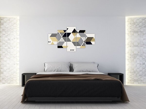 Obraz - Kształty geometryczne N⁰1 (125x70 cm)