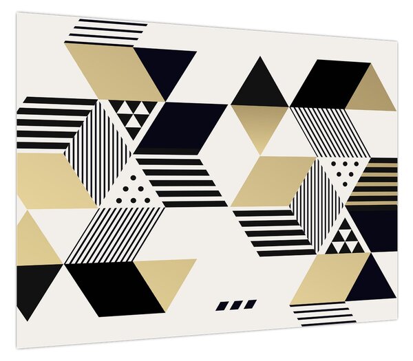 Obraz - Kształty geometryczne N⁰1 (70x50 cm)