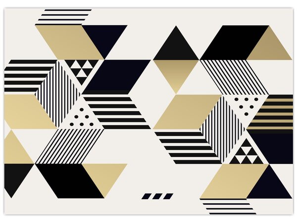 Obraz - Kształty geometryczne N⁰1 (70x50 cm)