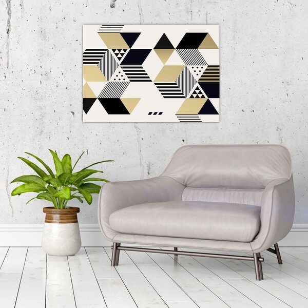 Obraz - Kształty geometryczne N⁰1 (70x50 cm)