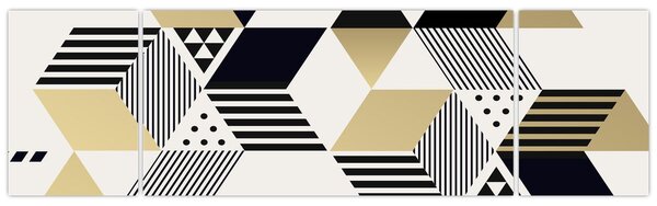 Obraz - Kształty geometryczne N⁰1 (170x50 cm)