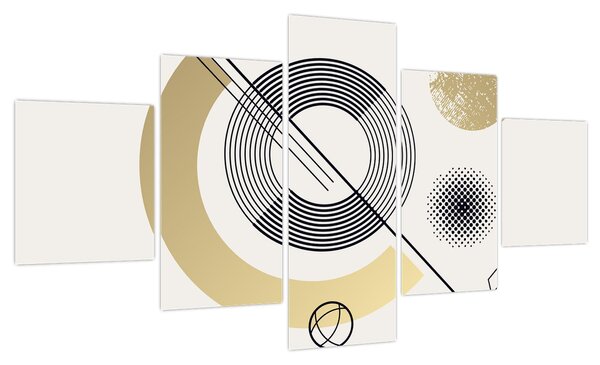 Obraz - Kształty geometryczne N⁰2 (125x70 cm)