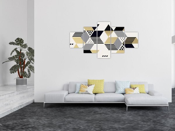 Obraz - Kształty geometryczne N⁰1 (125x70 cm)
