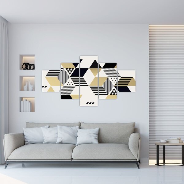 Obraz - Kształty geometryczne N⁰1 (125x70 cm)