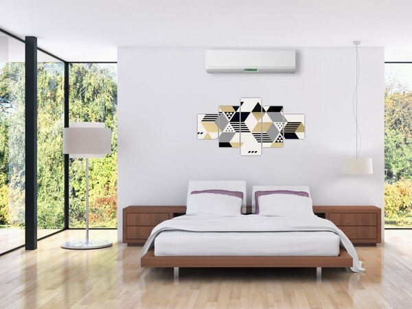 Obraz - Kształty geometryczne N⁰1 (125x70 cm)