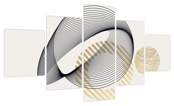 Obraz - Kształty geometryczne N⁰3 (125x70 cm)