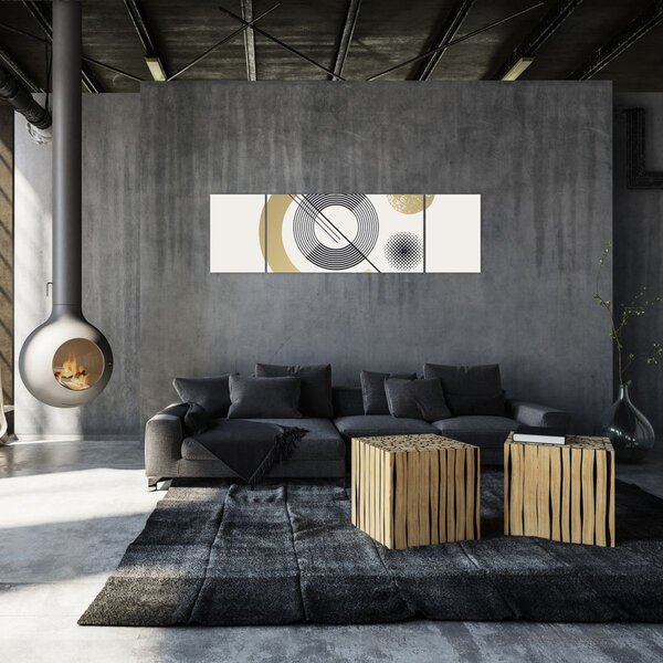 Obraz - Kształty geometryczne N⁰2 (170x50 cm)