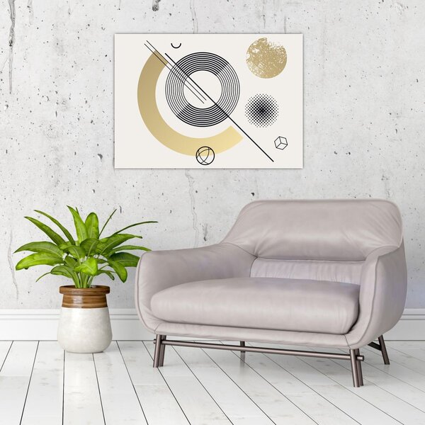 Obraz - Kształty geometryczne N⁰2 (70x50 cm)