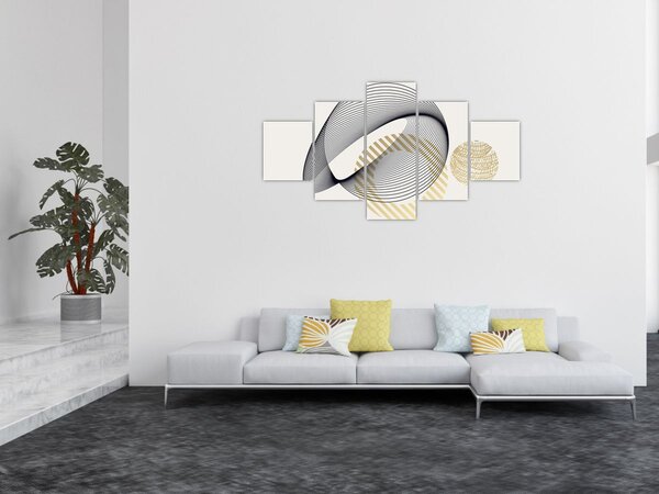 Obraz - Kształty geometryczne N⁰3 (125x70 cm)