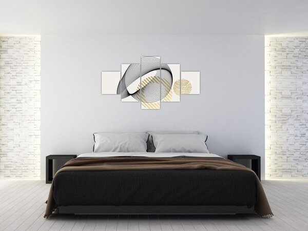 Obraz - Kształty geometryczne N⁰3 (125x70 cm)