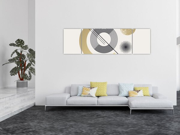 Obraz - Kształty geometryczne N⁰2 (170x50 cm)