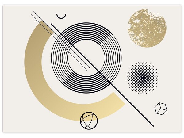 Obraz - Kształty geometryczne N⁰2 (70x50 cm)