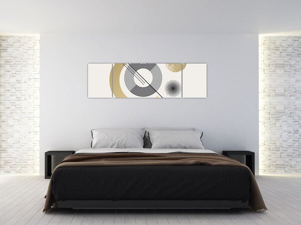 Obraz - Kształty geometryczne N⁰2 (170x50 cm)