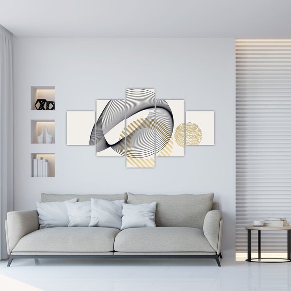 Obraz - Kształty geometryczne N⁰3 (125x70 cm)