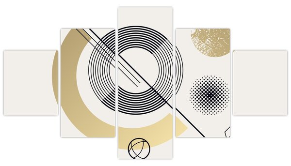 Obraz - Kształty geometryczne N⁰2 (125x70 cm)