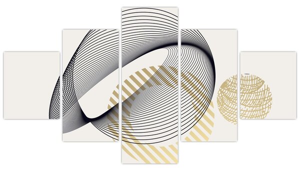 Obraz - Kształty geometryczne N⁰3 (125x70 cm)