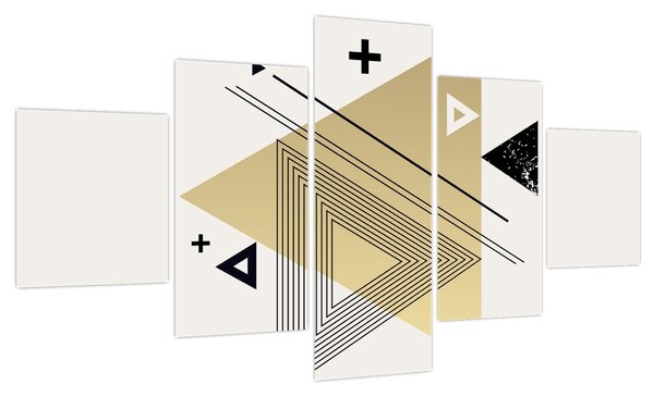Obraz - Kształty geometryczne N⁰4 (125x70 cm)