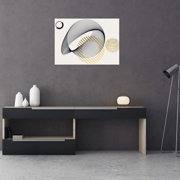 Obraz - Kształty geometryczne N⁰3 (70x50 cm)