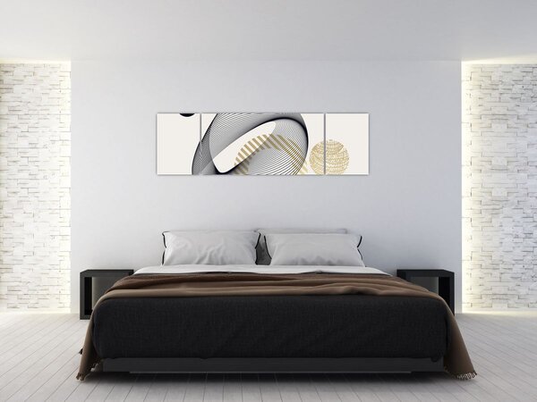 Obraz - Kształty geometryczne N⁰3 (170x50 cm)